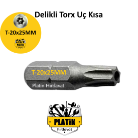 PHT Delikli Torx Bits Uç Kısa T20x25mm plt280012
