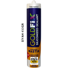 Goldfix Silikonize Mastik 450gr Siyah
