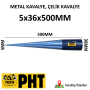 PHT Metal Kavalye Çelik Kavalye 5mm x 36mm x 500mm ( 10 Adet ) PLT28000775