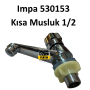 Impa 530153 Kısa Musluk 1/2 Old Model, Lavatory Faucet Self- Closıng 13 