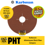 Karbosan Fiber Disk Zımpara 4 Slotlu 60 Kum 985819