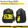Perfect-Bag Sırt Alet Çantası – Su Geçirmez PVC Kaplı, 17 Cepli, Laptop veya Tablet Bölmeli ( 10 Adet ) S001