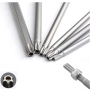 Delikli Bıts Torx Uç Seti Uzun Boy 150MM 7 Parça T6-8-10-15-20-25-30