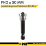 Şapkalı Alçıpan Vidalama Bits Ucu 50 mm Yıldız PH2 S2 Çeliği Uç plt2800065