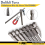 Torx Uzun Delikli Torx T6*150MM S2 Çelik Vidalama Bits Uç 