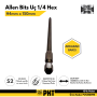 PHT Allen Bits Uç Uzun Boy Hex 4mm X 150mm PLT280095 ( 10 Adet )