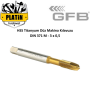 GFB M3x0,5 mm Titanyum Düz Makina Kılavuzu (371/C)