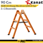 Kanat ACM-33 Ahşap Merdiven 3+3 Basamaklı 90Cm Çiftli A Tipi