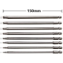 Delikli Bıts Torx Uç Seti Uzun Boy 150MM 7 Parça T6-8-10-15-20-25-30