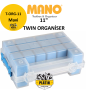 Mano 11" Twın Organiser T-ORG-11 ( Mavi )