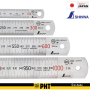 Shinwa Çelik Cetvel Pasl.Hs.Tabl.S101A 150Mm 7001711