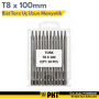 PHT Bist Torx Uç Uzun Manyetik T8x100mm ( 10 Adet ) PLT2800621