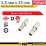 Tomax Kısa Allen Bits Uç 2,5*25MM 60 Adet