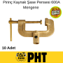 Pirinç Mengene Kaynak Şase Pensesi 500A ( 10 Adet ) PLT-KVİD600