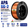Apa Sg-2 Plastik Makaralı Gazaltı Kaynak Teli 15 Kg 0.8 Mm APA-SG2-08PM
