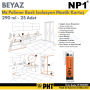 NP1 Ms Polimer Bazlı Izolasyon Mastik ve Yapıştırıcı Kartuş 290 ml Beyaz