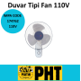 PHT Impa 174762 110V Elektrikli Duvar Tipi Fan Wall Type