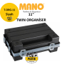 Mano 11" Twın Organiser T-ORG-11 ( Siyah )