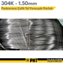 304 Kalite Paslanmaz Çelik Tel 1,50mm ( Yumuşak Parlak ) 5 Kg