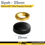 PHT Dekoratif Vida Kapağı Siyah Zamak 25mm ( 250 Adet ) PLT00015259