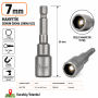 PHT PHT 7 mm Manyetik Somun Sıkma Lokma Ucu 65 mm 1/4" Hex Şaftlı PLT28000646
