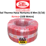 Sel Thermo Hava Hortumu 8 Mm (5/16) Kırmızı-(100 Metre)