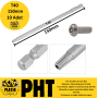 PHT Torx Uzun Delikli Torx T40x150MM S2 Çelik Vidalama Bits Uç plt280088 ( 10 Adet )