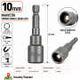 PHT 10 mm Manyetik Somun Sıkma Lokma Ucu 65 mm 1/4" Hex Şaftlı PLT28000649
