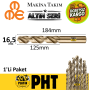 Mte Altın Seri Matkap Ucu 16,5mm HSS-E Paslanmaz Matkap Ucu ( 1 Adet ) B00005001650