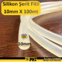 PHT Silikon Şerit Fitil Yuvarlak 10mm , Şerit Silikon Fitil Yuvarlak ( 100 Metre ) PLT2800670