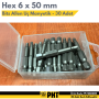 PHT Allen Bits Uç Hex 6mm X 50mm ( 30 Adet ) PLT2800811