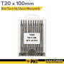 PHT Bist Torx Uç Uzun Manyetik T20x100mm ( 10 Adet ) PLT2800624