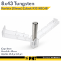 Tungsten Karbür Elmas Çubuk 8x43 Mm K10 Kalite