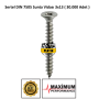 Sertel DIN 7505 Sunta Vidası 3x13 ( 30.000 Adet )