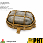PHT Pirinç Oval Armatür E27 Duy 100W IP56 Toz ve Su Sıçramalarına Karşı Dayanıklı PHT-024