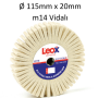 Leox Somunlu Keçe Mop Vidalı M14 115x20