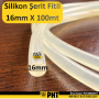 PHT Silikon Şerit Fitil Yuvarlak 16mm , Şerit Silikon Fitil Yuvarlak ( 100 Metre ) PLT2800673