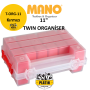 Mano 11" Twın Organiser T-ORG-11 ( Kırmızı)