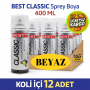 BEST SPREY BOYA CLASSIC 400 ML BEYAZ