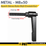 PHT M8x50 Ayarlı Sıkma Kolu Metal Dişli Civatalı Kol