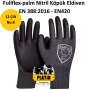 Fullflex-palm Nitril Köpük Eldiven No:8 - 12-li Paket EN 388:2016 + A1:2018