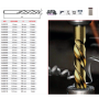 Tomax Cobalt %5 DIN 340 HSS Uzun Matkap Ucu 2mm 10 Adet 04500020
