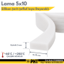 Silikon Lama Şeffaf 5*10mm 250 Derece Isıya Dayanıklı 